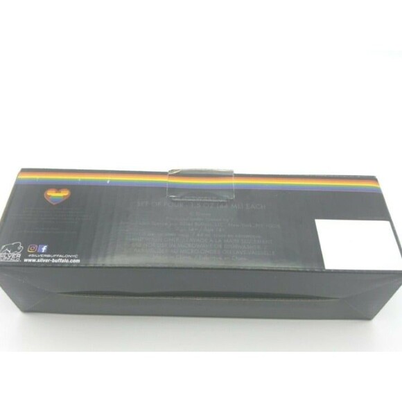 4 Pack Disney Rainbow Collection Mickey Mouse Shot Glasses NEW IN BOX - Picture 4 of 5